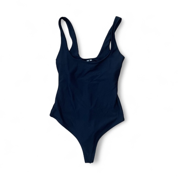 Alix NYC Black Polyamide/Spandex Bodysuit Sz S - Picture 1 of 7